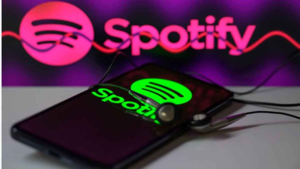 Audio Spotify a escrito